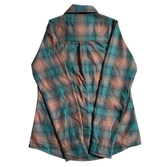 Dixxon Flannel The Widowmaker Brown & Dark Green Plaid Sz S Womens - Picture 6 of 11